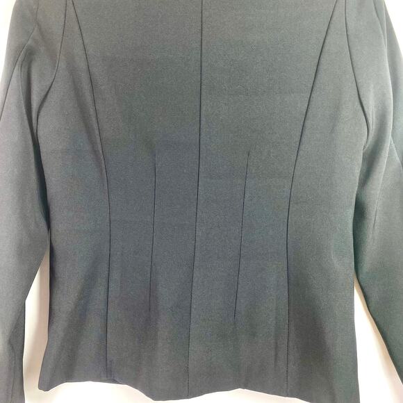 SHI LONG FASHION Black Lettuce Edge Blazer - Picture 4 of 9
